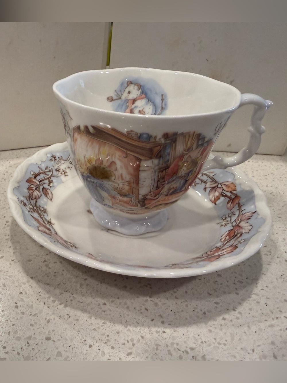 Royal Doulton Brambly Hedge Winter cup and saucer